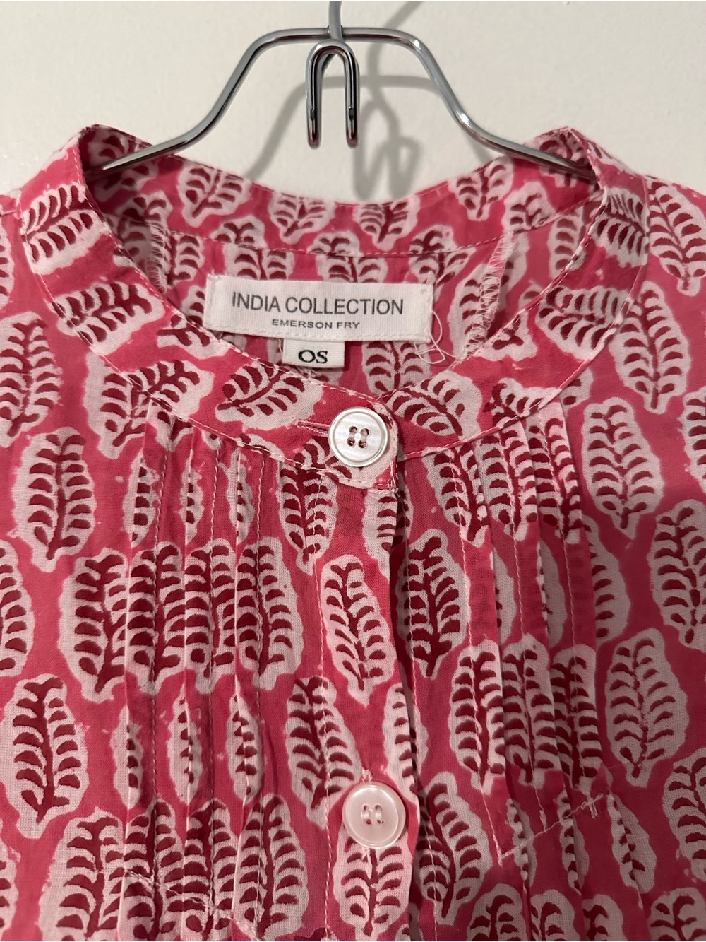 Emerson Fry O/S Blouse Block Print - Picture 2 of 6